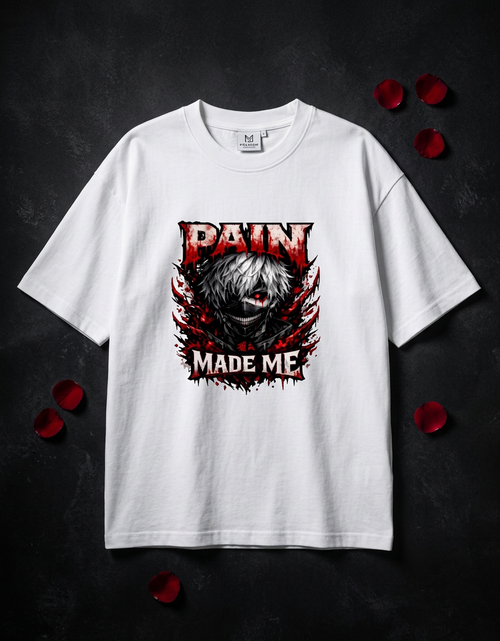 Pain Made Me Anime Graphic T-Shirt | Dark Aesthetic Premium Unisex Cotton Tee